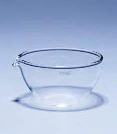 Чашка выпарительная плоскодонная ЧВП-2 (15 мл; d=50 мм) ТС (Pyrex)