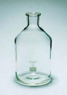 Бутыль для химреактивов узкогорлая под резиновую пробку (без пробки) (100 мл) (Pyrex) - фото 1 - id-p4499011
