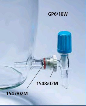 Разъем пластиковый для соединения крана и склянки (Pyrex)