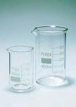 Стакан лабораторный высокий В1-100 мл с делениями, ТХС (Pyrex)