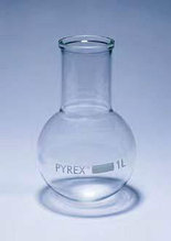 Колба круглодонная К-3-100 без шлифа ТХС горловина 30 (Pyrex)