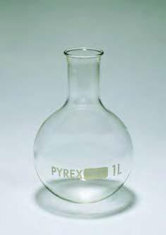 Колба круглодонная К-3-250 без шлифа ТХС горловина 30 (Pyrex)