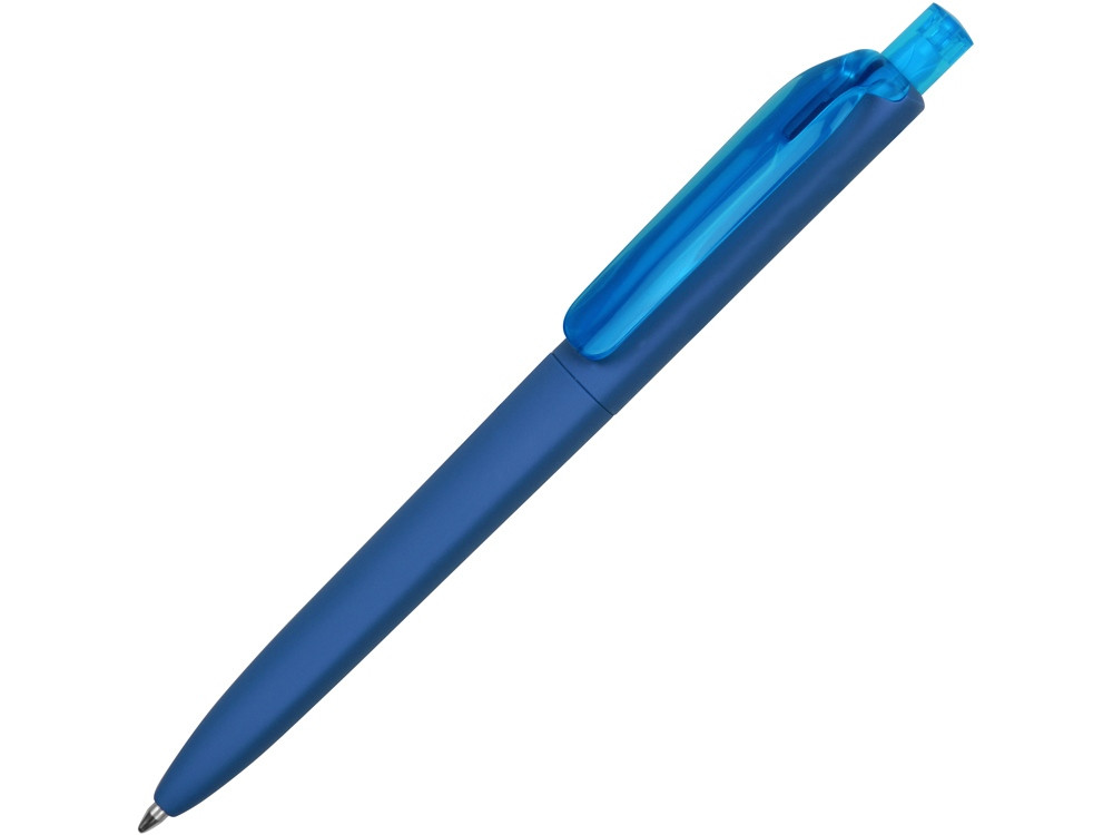 Ручка шариковая Prodir DS8 PRR софт-тач, голубой - фото 1 - id-p60709885