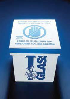 Коробка для сбора стеклянных отходов, напольная, картонная, 30х30х70 мм (Azlon) - фото 1 - id-p4500986