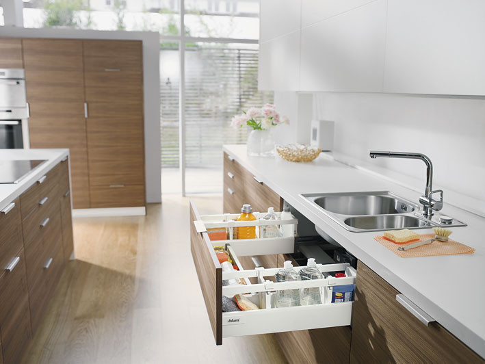 TANDEMBOX ANTARO Orion grey TIP-ON BLUMOTION под мойку D 550 с 1-м релингом L3