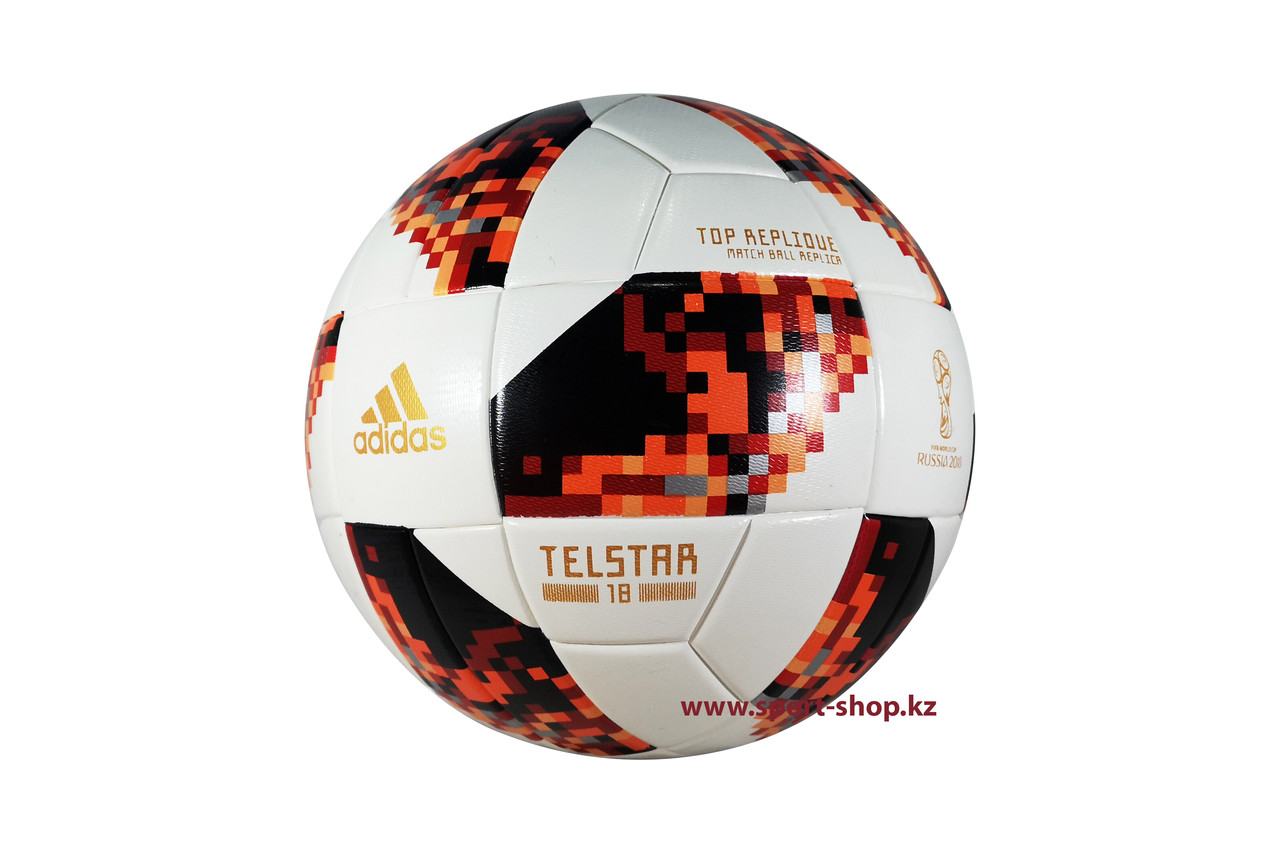 Футбольный мяч Adidas Telstar`18 Russia 2018, тренировочный - фото 1 - id-p60714392
