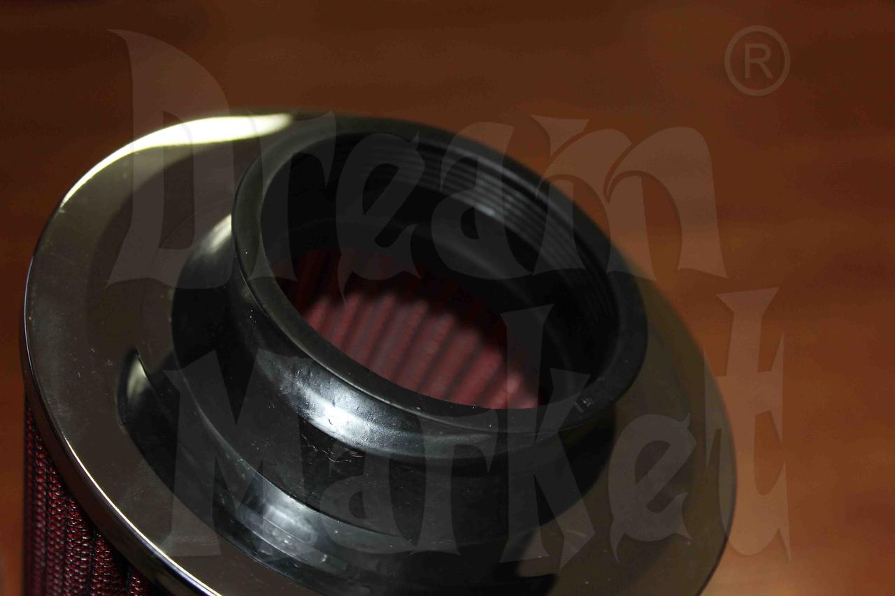 Фильтр нулевого сопротивления Simoto 0425-R, диаметр гофры 75 мм, высота 155 мм, красный - фото 4 - id-p3727305