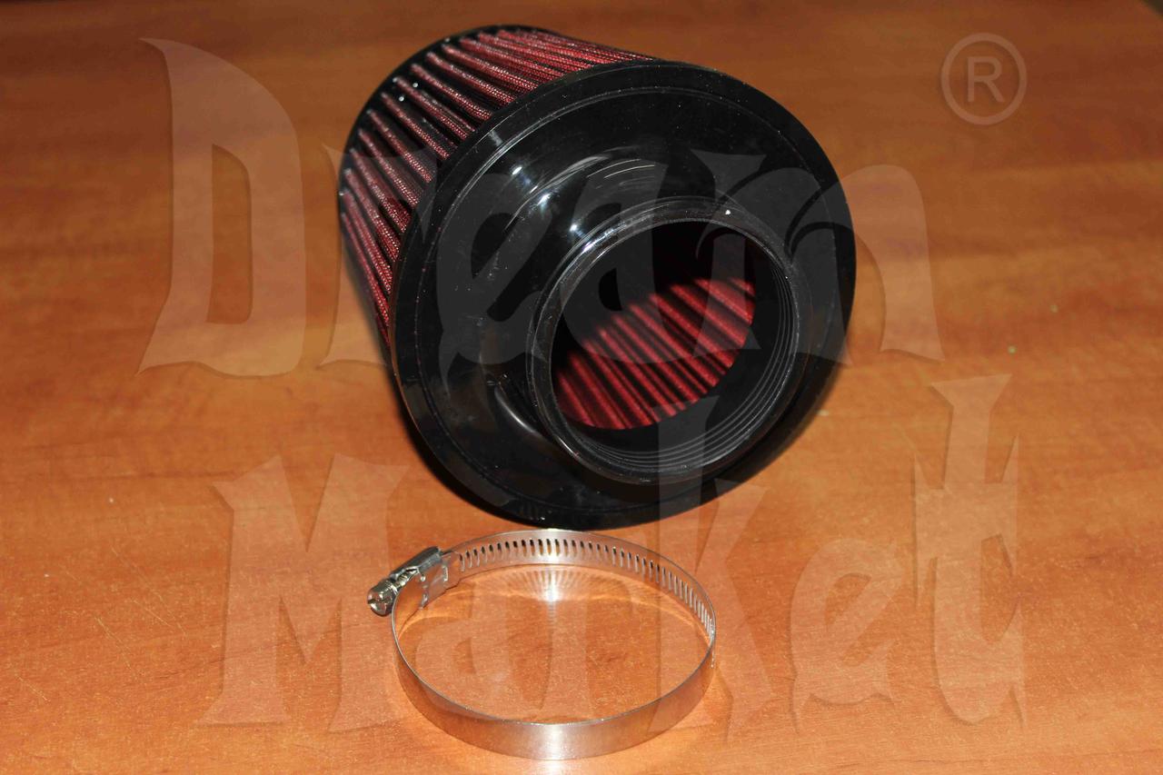 Фильтр нулевого сопротивления K&N 14084-2, диаметр гофры 75 мм, высота 165 мм, красный - фото 3 - id-p60714470
