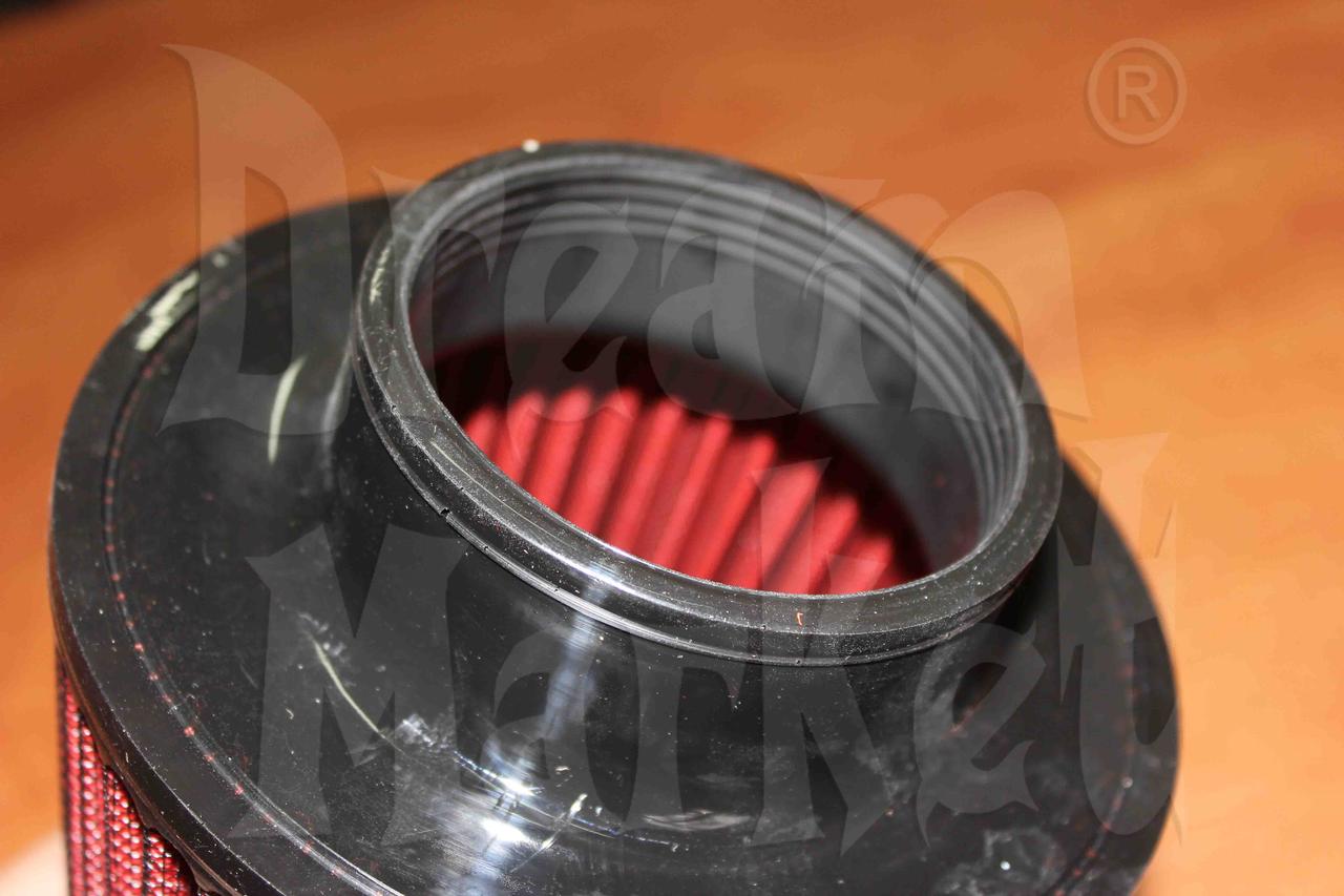 Фильтр нулевого сопротивления K&N 14084-2, диаметр гофры 75 мм, высота 165 мм, красный - фото 4 - id-p60714470