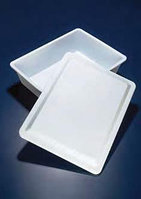 Лоток пластиковый, белый, V-1 л, 210х122х78 мм без крышки (PP) (Azlon)