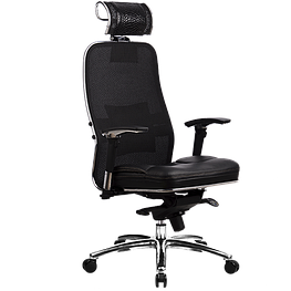 Кресло "Samurai SL-3.02" с 3D подголовником, Черный