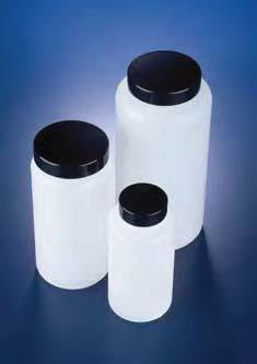 Бутыль широкогорлая полиэтиленовая, V-300 мл, с винт.крышкой (PE-HD) (Azlon)