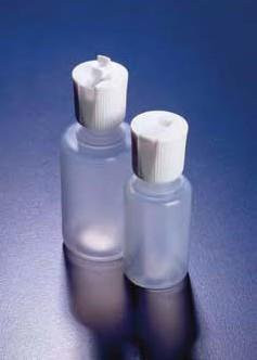 Бутыль узкогорлая полиэтиленовая, V-60 мл, винт.крышка с выдвижным  носиком (PE-LD) (Azlon)