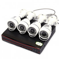 Комплект видеонаблюдения AHD 4 уличные камеры
