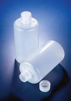 Бутыль узкогорлая полипропиленовая, V-125 мл, с винт.крышкой, автоклавируемая (PP) (Azlon)