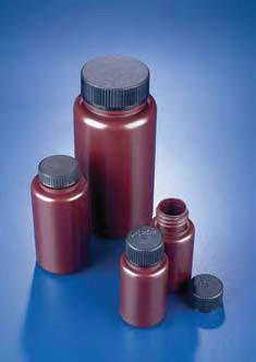 Бутыль широкогорлая полипропиленовая, темная, V-150 мл, для хранения светочувствительных в-в, с винт.крышкой (Azlon)