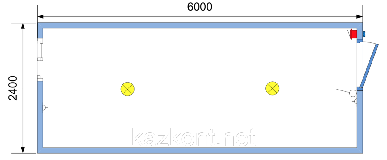 Купить дом из 20 футового сборно-разборного блок контейнера. - фото 1 - id-p53611952