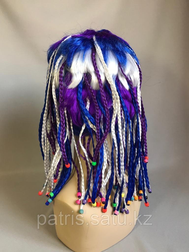 Разноцветный парик с косичками - фото 2 - id-p60717131