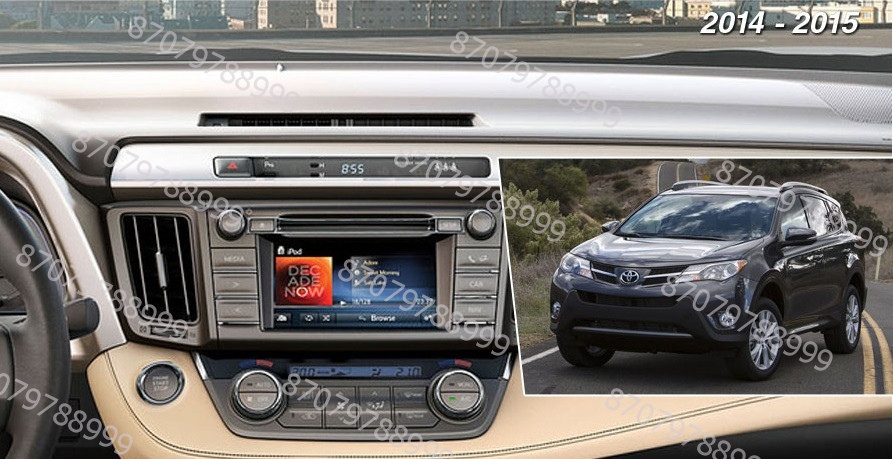 Rav4 NT3325 на родной штатный монитор android 8 - фото 1 - id-p60717792