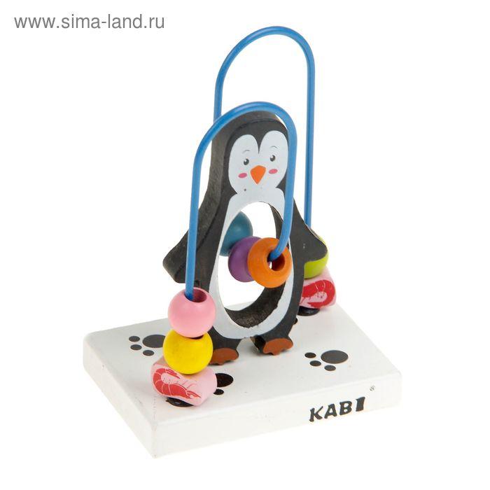 Серпантинка-лабиринт с фигуркой "Пингвин"