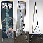 Х баннер - Паук, 2х1.2м, X-banner - мобильный выставочный стенд, фото 3