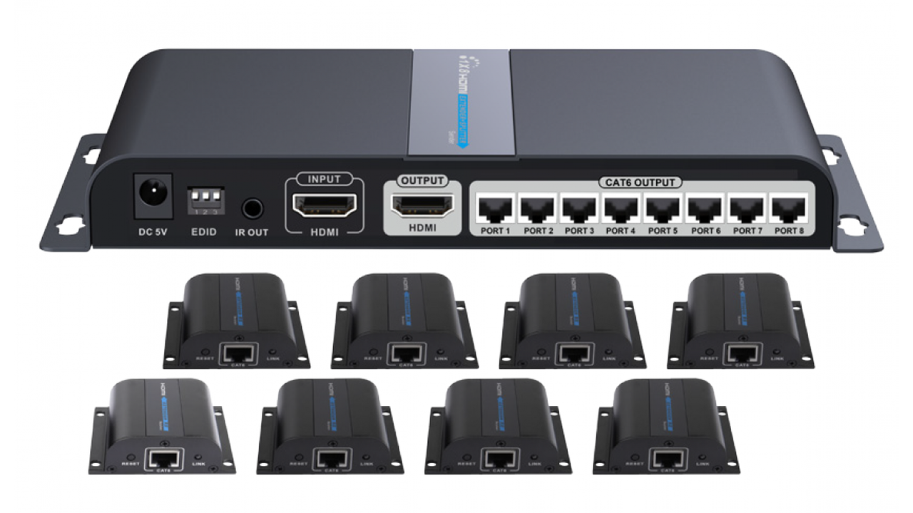 Сплиттер HDMI LKV718Pro до 40 метров