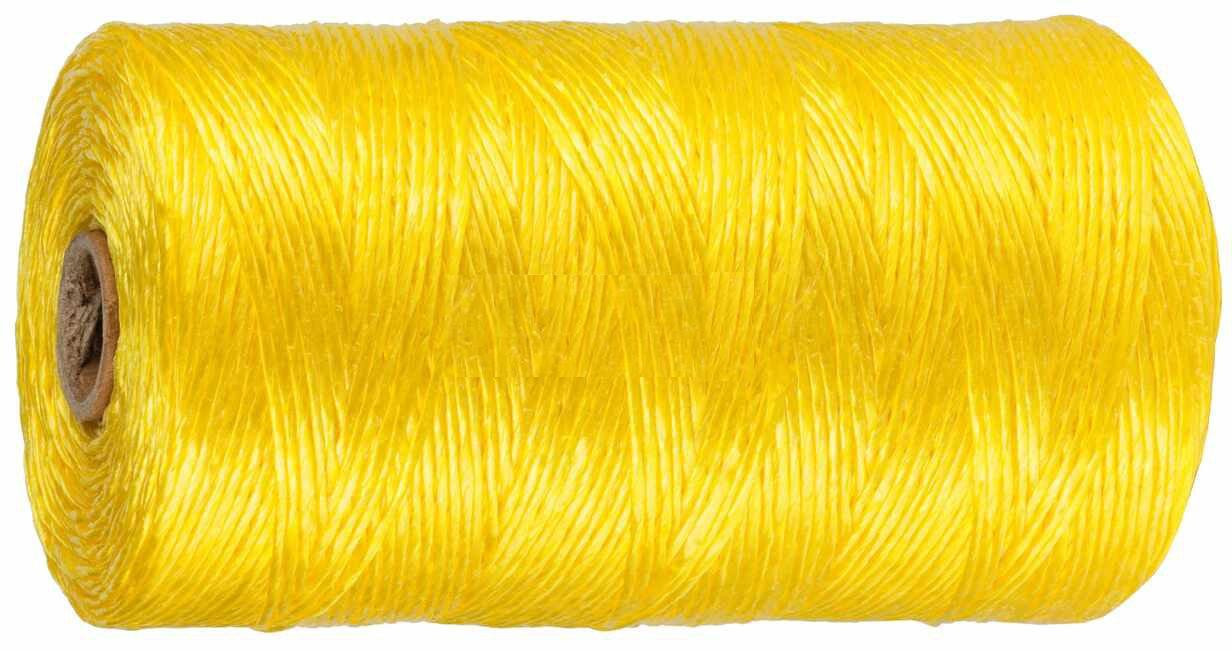 Шпагат STAYER многоцелевой полипропиленовый, желтый, 800текс, 110м