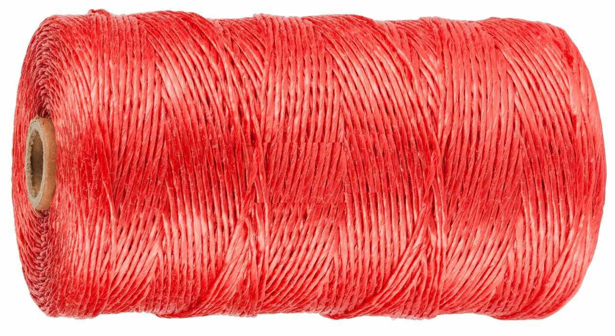 Шпагат STAYER многоцелевой полипропиленовый, красный, 800текс, 60м