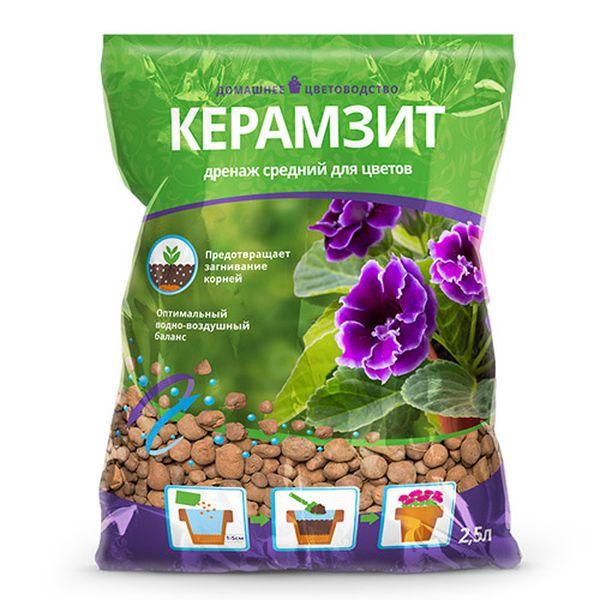 Керамзит средний, 2,5 л средний