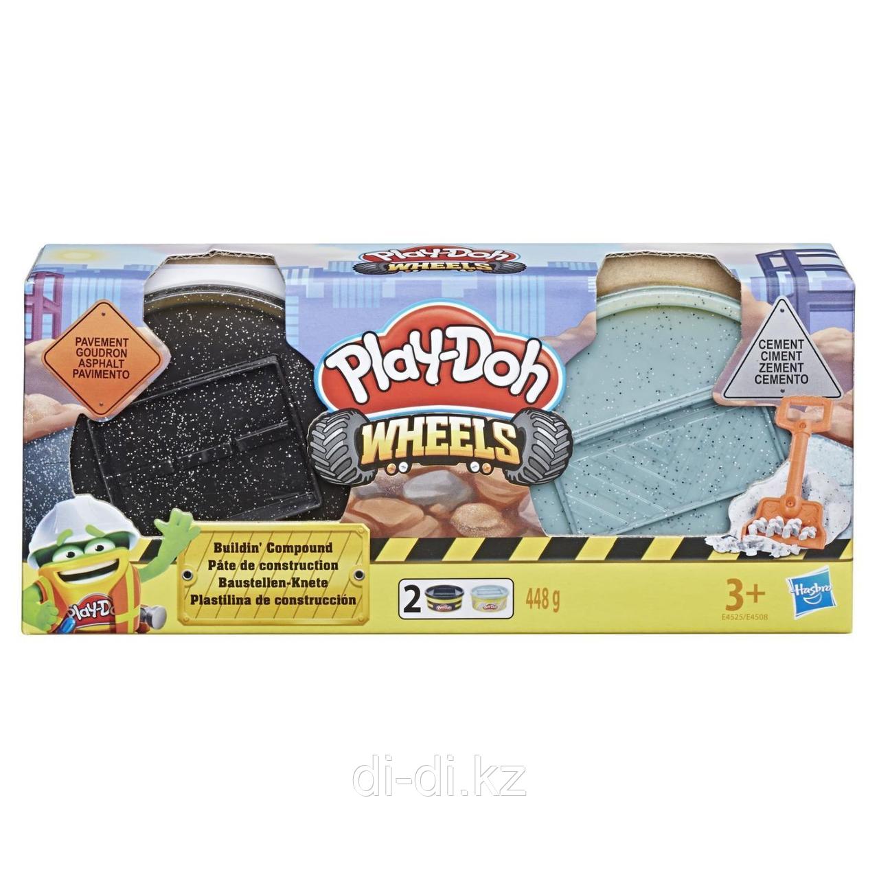 Набор массы для лепки Play-Doh Wheels - Тротуар и цемент