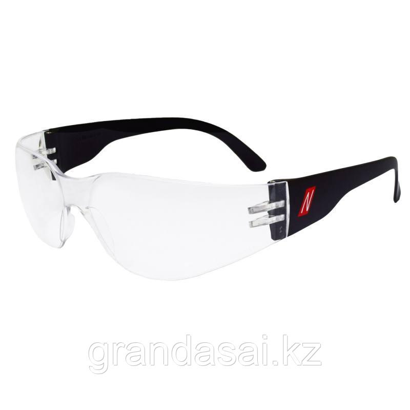 NITRAS 9000, защитные очки, черная оправа, прозрачные окуляры - фото 1 - id-p60738554