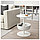 Столик придиванный ЛИЕРСКОГЕН белый ИКЕА, IKEA, фото 3