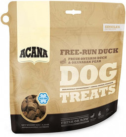 Лакомство для собак всех пород Acana Free-Run Duck Dog treats утка, груша