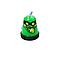 Лизун Slime "Ninja", светится в темноте, зеленый, 130г., фото 2