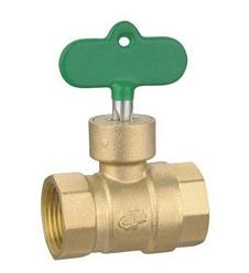 Кран шаровый с ключом ф15 (1/2")  ***