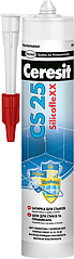 Ceresit CS25 MicroProtect Высокоэластичный силиконовый шов для стыков и примыканий, 280мл. (цвет - багама)