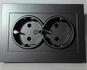 GRANO ДЫМЧАТЫЙ 2я розетка с/з