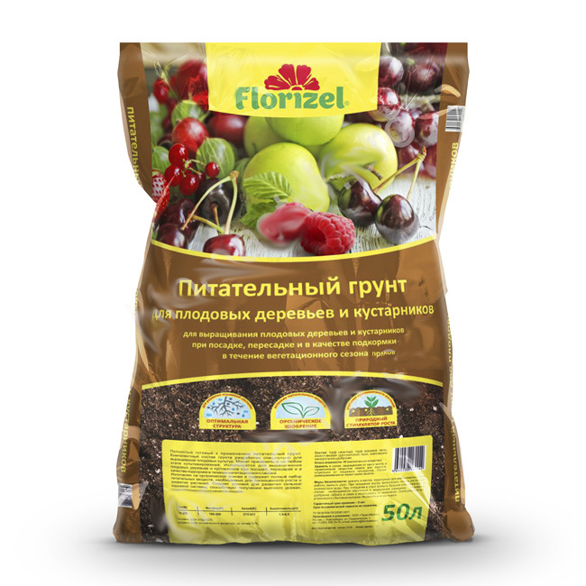 Florizel - Для плодовых культур, 50л, питательный грунт