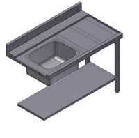 Стол для посудомоечной машины Kayman СПМ-111/0907 Л