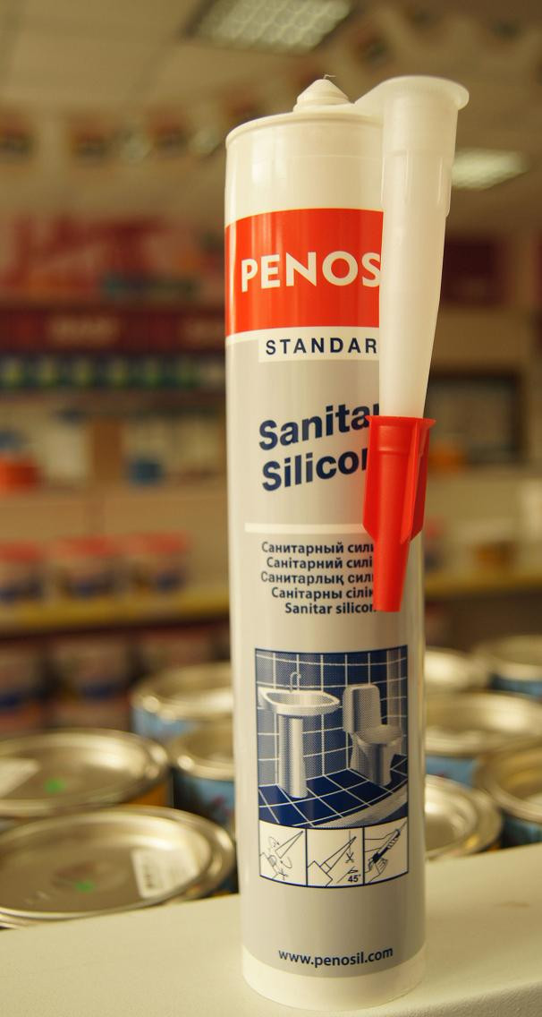 Герметик силиконовый "Penosil" Standart Sanitary прозрачный 280ml