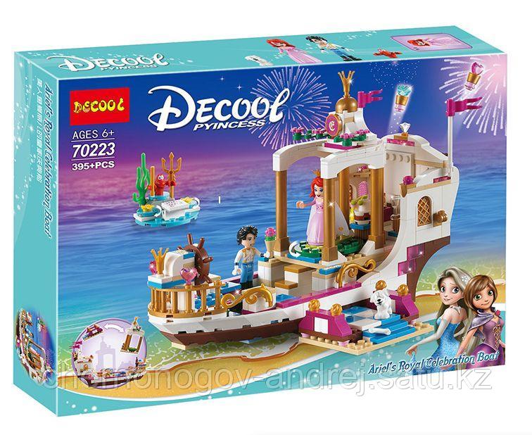 Конструктор Decool 70223 Bela 10891 Disney Королевский корабль русалочка Ариэль