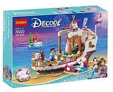Конструктор Decool 70223 Bela 10891 Disney Королевский корабль русалочка Ариэль