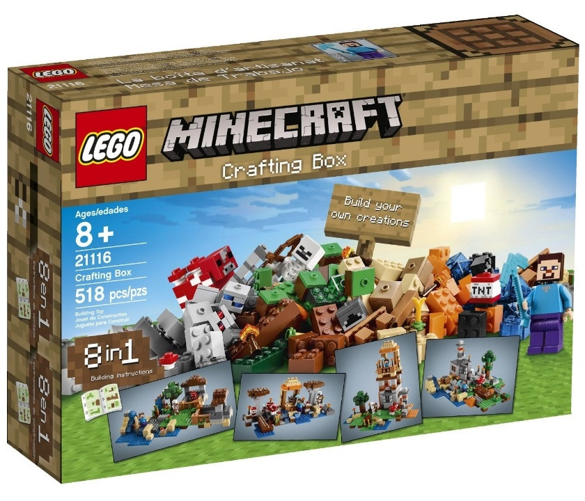 21116 Lego Minecraft Креативный набор 8 в 1, Лего Майнкрафт