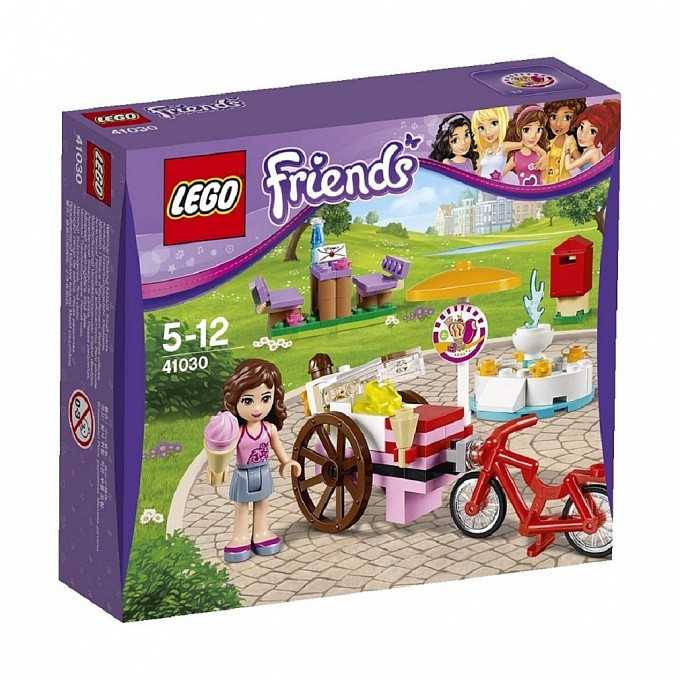 41030 Lego Friends Оливия и велосипед с мороженым, Лего Подружки