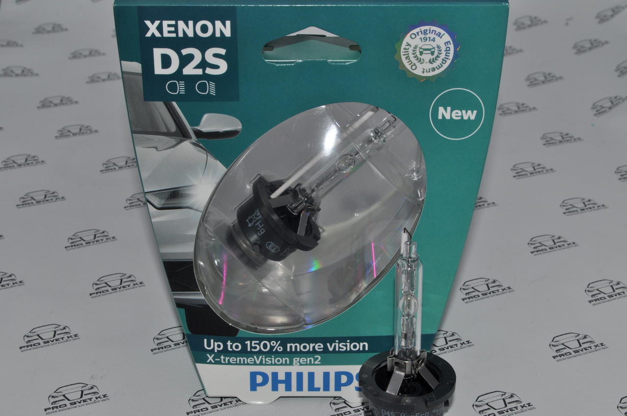 Ксеноновые лампы D2S X-TREME VISION 4800K / PHILIPS GEN 2 +150 blister - фото 1 - id-p45862243