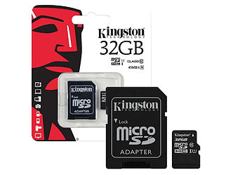 Карта памяти SDHC Kingston 16GB Class10 UHS-I