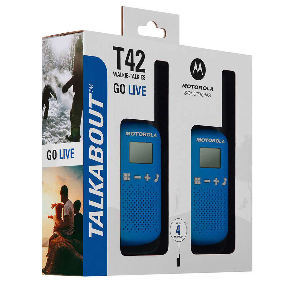 Motorola Портативные Радиостанции Talkabout T42 Синие (пара)