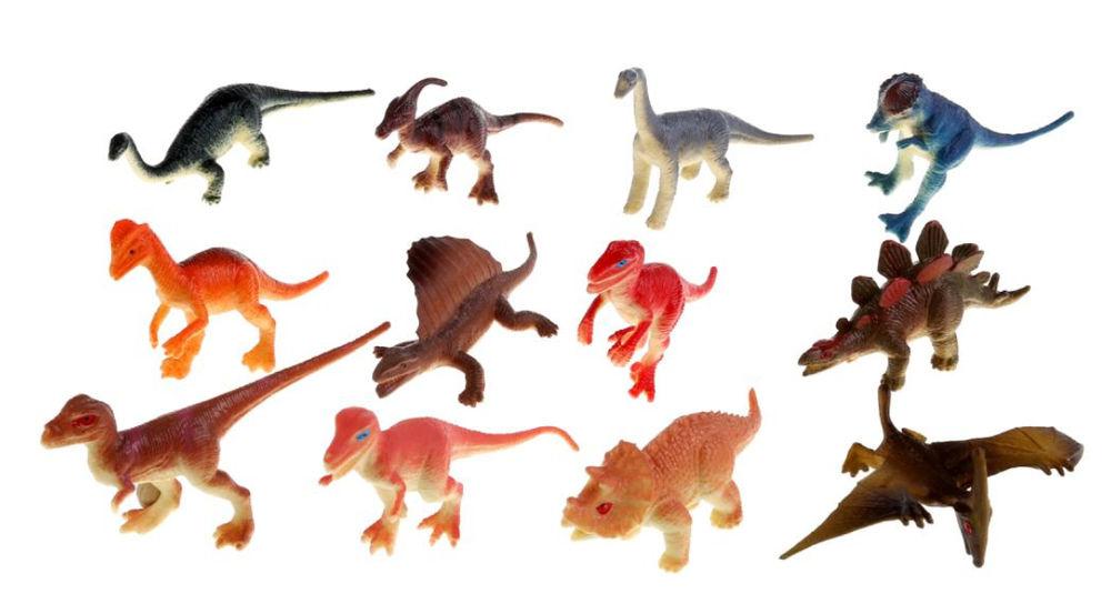 IV. Набор фигурок "Динозавры" (12 шт.) P9703-12 - фото 1 - id-p60759755