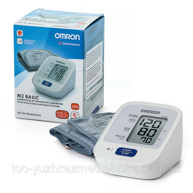 Тонометр OMRON M2 BASIC (RU) (манжета 22-32 см) - фото 1 - id-p60805021