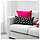 Подушка СКЭГГОРТ 30х60 черный, белый ИКЕА, IKEA, фото 3